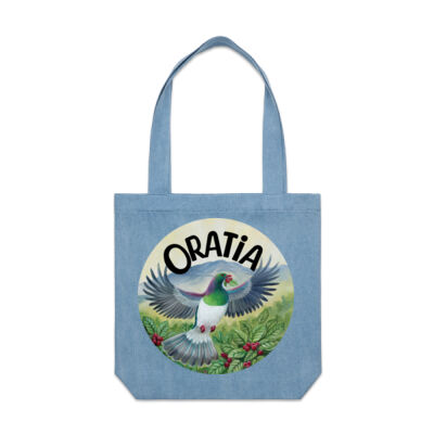 Oratia Denim Tote Bag Thumbnail