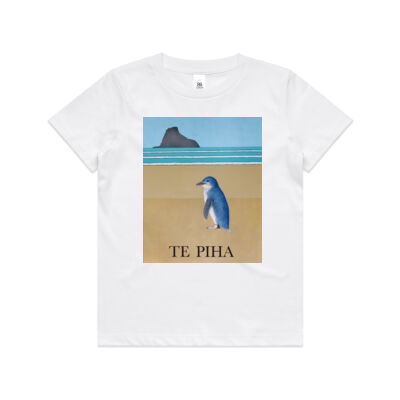 Te Piha Kororā/Little Penguin - AS Colour / KIDS STAPLE TEE Thumbnail