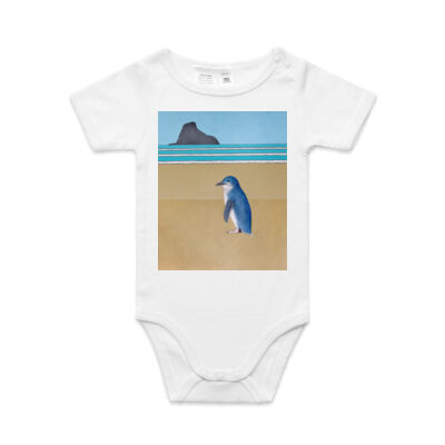Kororā/Little Penguin - AS Colour / ORGANIC MINI-ME ONE-PIECE Thumbnail