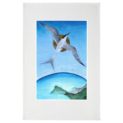 Tara/White-Fronted Tern - Teatowel Thumbnail
