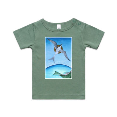 Tara/White-Fronted Tern - AS Colour / ORGANIC INFANT WEE TEE  Thumbnail